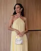 VESTIDO LONGO EM CHIFFON SILK TOUCH