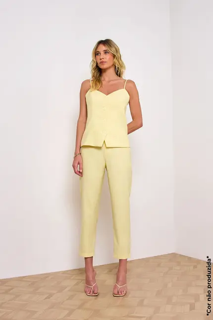 CONJUNTO BLUSA E CALÇA EM TENCEL VIENA