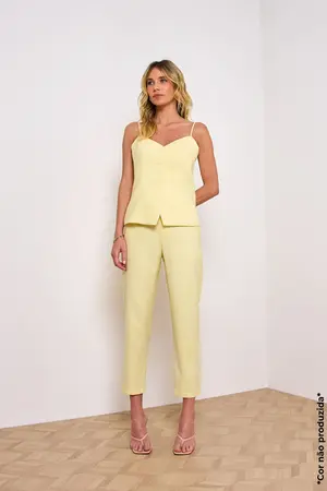 CONJUNTO BLUSA E CALÇA EM TENCEL VIENA