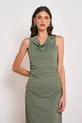 VESTIDO MIDI EM MALHA CREPE TWIL