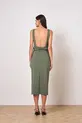 VESTIDO MIDI EM MALHA CREPE TWIL