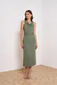 VESTIDO MIDI EM MALHA CREPE TWIL