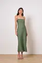 VESTIDO MIDI EM CREPE ONASSIS