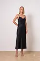 VESTIDO MIDI EM CETIM LUSTER