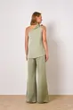 CONJUNTO BLUSA E CALÇA EM CETIM LUSTER