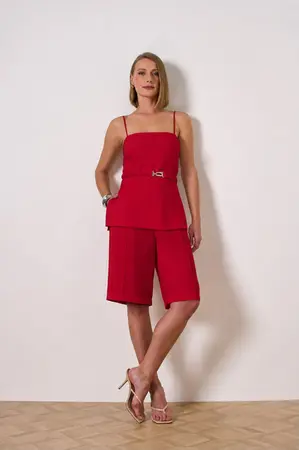 CONJUNTO TUNICA E BERMUDA EM TENCEL VIENA