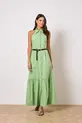 VESTIDO COM CINTO EM TRICOLINE ALABAMA