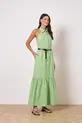 VESTIDO COM CINTO EM TRICOLINE ALABAMA