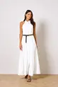 VESTIDO COM CINTO EM TRICOLINE ALABAMA