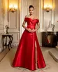 VESTIDO LONGO ZIBELINE OMBRO A OMBRO COM FENDA