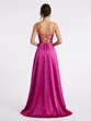 VESTIDO LONGO PRADA ALÇA FINA AMARRAÇÃO NAS COSTAS