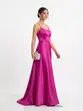 VESTIDO LONGO PRADA ALÇA FINA AMARRAÇÃO NAS COSTAS