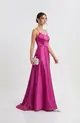 VESTIDO LONGO PRADA ALÇA FINA AMARRAÇÃO NAS COSTAS