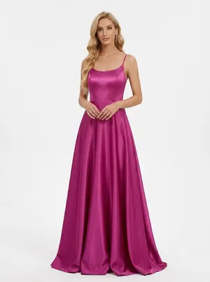 VESTIDO LONGO ZIBELINE AMARRAÇÃO NAS COSTAS C/ FENDA