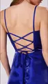 VESTIDO LONGO ZIBELINE AMARRAÇÃO NAS COSTAS C/ FENDA