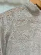BLUSA DE RENDA MANGA LONGA GOLA ALTA