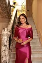 VESTIDO LONGO ZIBELINE TOMARA QUE CAIA COM CAPA REMOVIVEL