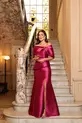 VESTIDO LONGO ZIBELINE TOMARA QUE CAIA COM CAPA REMOVIVEL