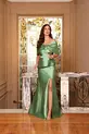 VESTIDO LONGO ZIBELINE TOMARA QUE CAIA COM CAPA REMOVIVEL