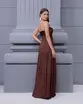 VESTIDO TOMARA QUE CAIA DRAPEADO C/ ECHARPE