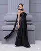 VESTIDO TOMARA QUE CAIA DRAPEADO C/ ECHARPE