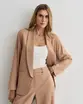 CONJUNTO ALFAIATARIA GOLA SMOKING BOLSO C/ CALÇA