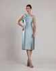 VESTIDO MIDI ZIBELINE UM OMBRO SÓ LAÇO
