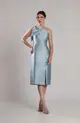 VESTIDO MIDI ZIBELINE UM OMBRO SÓ LAÇO