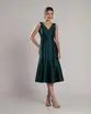 VESTIDO MIDI ZIBELINE DECOTE V SEREIA