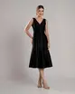 VESTIDO MIDI ZIBELINE DECOTE V SEREIA
