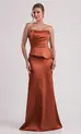 VESTIDO LONGO PRADA TOMARA QUE CAIA BUSTO DRAPEADO