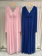 VESTIDO LONGO LUREX CAPA COM FENDA