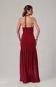 VESTIDO LONGO JUSTO FRENTE UNICA CHIFFON