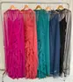 VESTIDO LONGO JUSTO BABADO C/ CAPA TULE