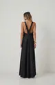 VESTIDO LONGO EM CREPE ONASSIS