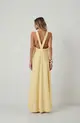 VESTIDO LONGO EM CREPE ONASSIS