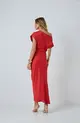 VESTIDO DRAPEADO EM CREPE PATOU