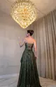 VESTIDO CORPETE DE TULE TRANÇADO NAS COSTAS