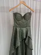 VESTIDO CORPETE DE TULE TRANÇADO NAS COSTAS