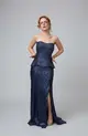 VESTIDO LONGO CORPETE DE ZIBELINE SAIA SEREIA PAETE