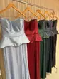 VESTIDO LONGO CORPETE DE ZIBELINE SAIA SEREIA PAETE