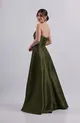VESTIDO LONGO ZIBELINE TOMARA QUE CAIA COM BRILHO