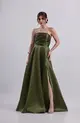 VESTIDO LONGO ZIBELINE TOMARA QUE CAIA COM BRILHO