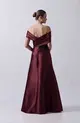 VESTIDO LONGO ZIBELINE OMBRO A OMBRO