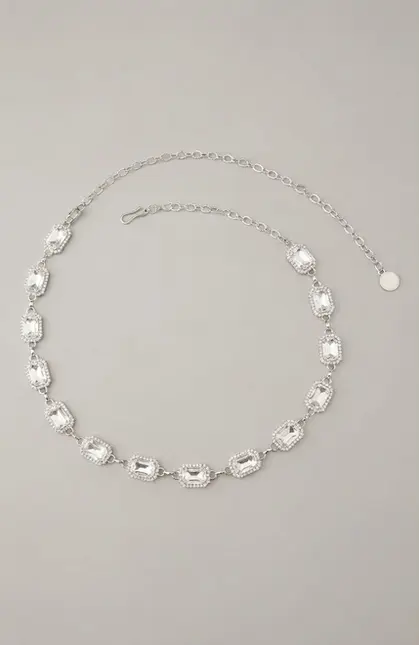 CINTO PEDRA QUADRADO STRASS