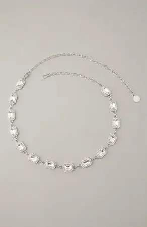 CINTO PEDRA QUADRADO STRASS