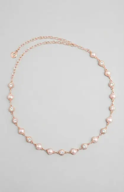 CINTO CORRENTE PEDRAS STRASS PEROLADO