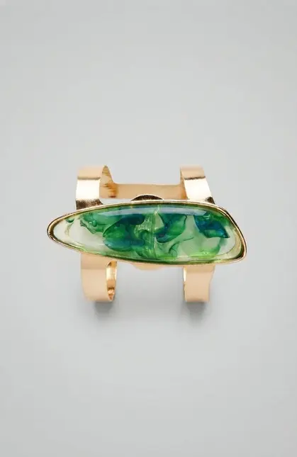 BRACELETE METAL PEDRA