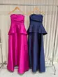 VESTIDO LONGO ZIBELINE TOMARA QUE CAIA PEPLUM SORI