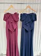 VESTIDO LONGO CREPE CORSET SORI